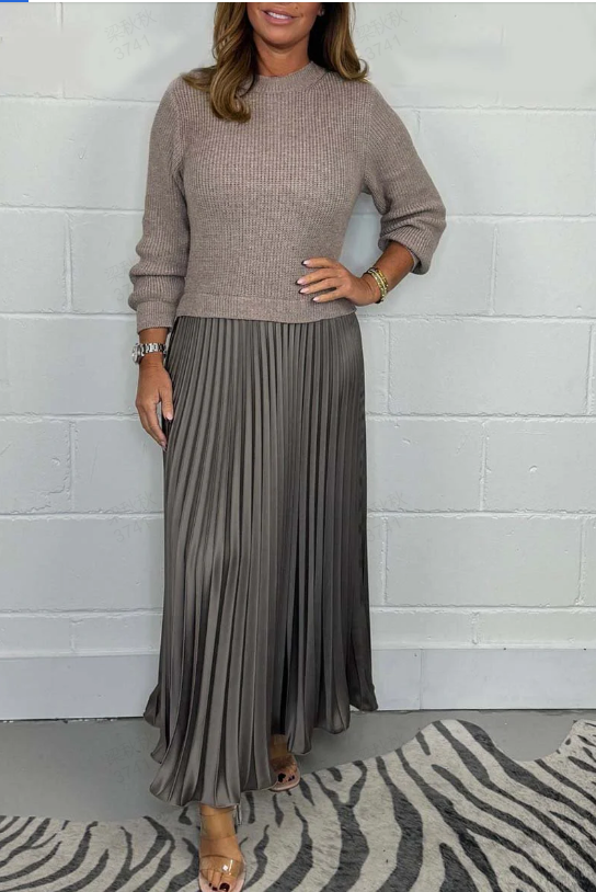 Luna™ Chic Pleated Two-Piece Ensemble