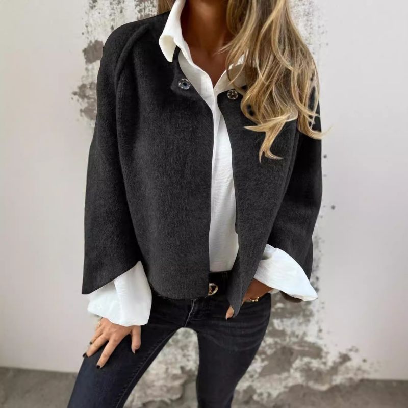 Elise™ | Stylish Short Coat with Flare Sleeves