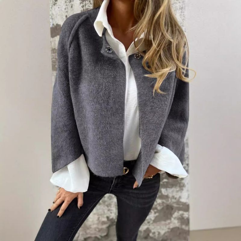 Elise™ | Stylish Short Coat with Flare Sleeves