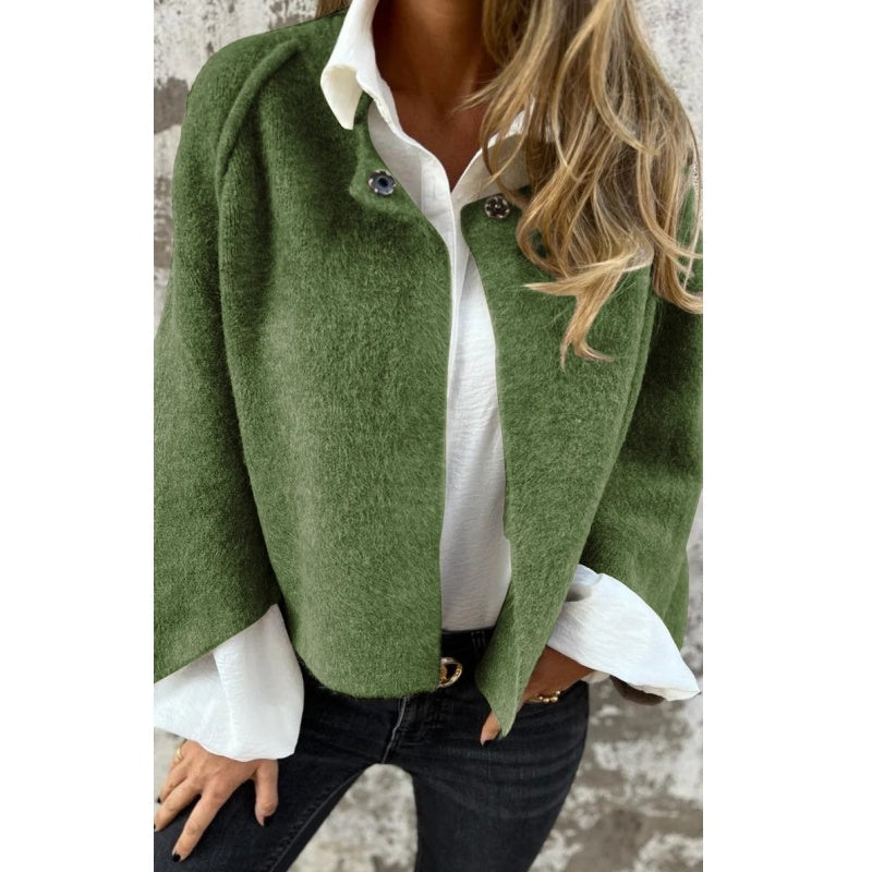 Elise™ | Stylish Short Coat with Flare Sleeves