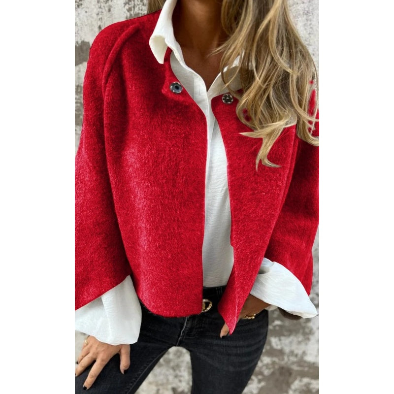 Elise™ | Stylish Short Coat with Flare Sleeves