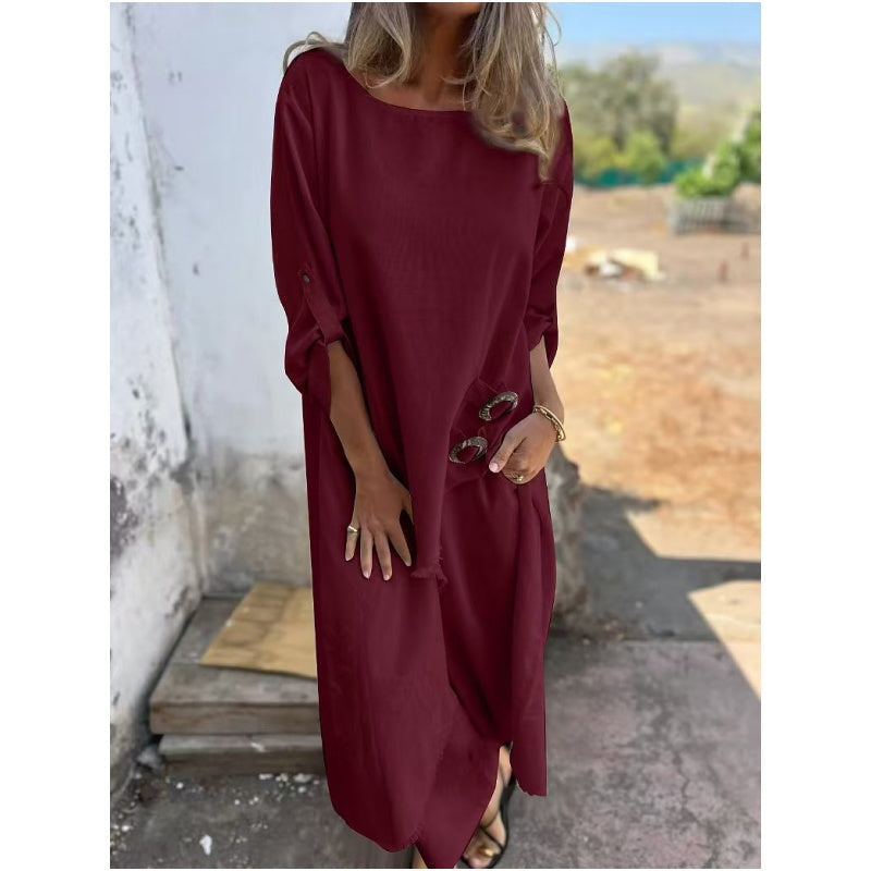 Lourdes™ Premium Cotton & Linen Women's Ensemble