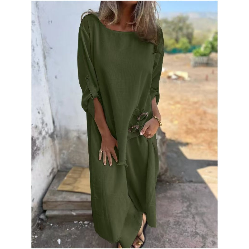 Lourdes™ Premium Cotton & Linen Women's Ensemble