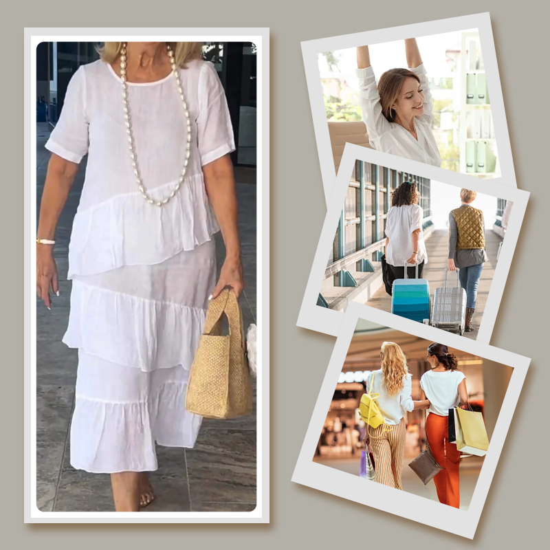 Pleated Flow Dress