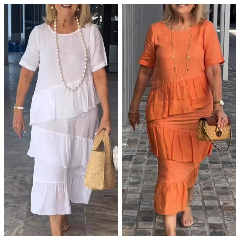 Pleated Flow Dress