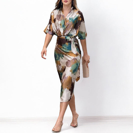 Elegant Satin Print