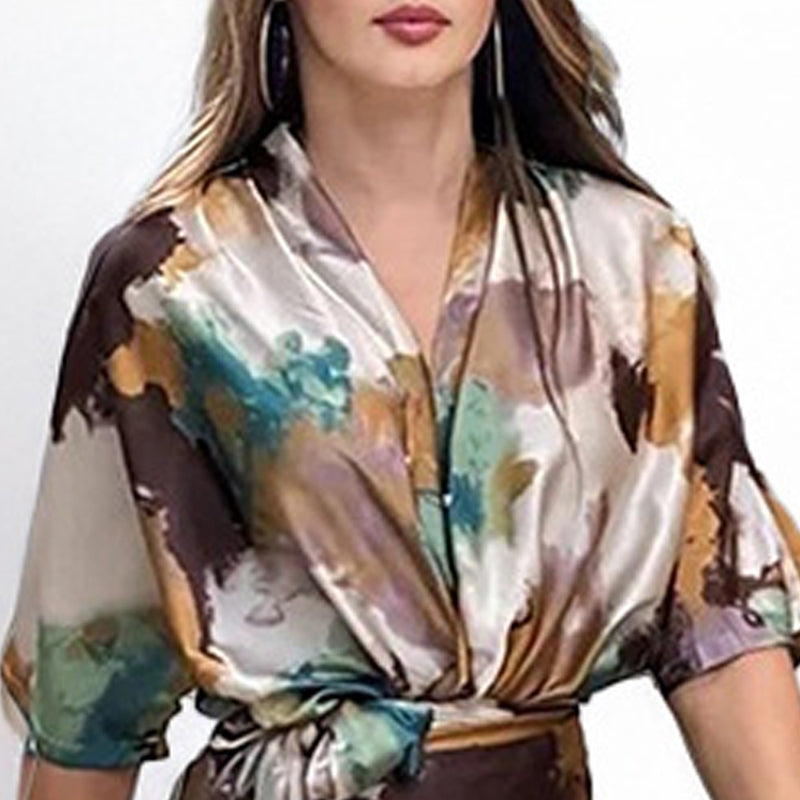 Elegant Satin Print