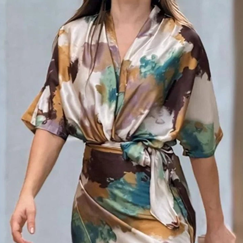 Elegant Satin Print