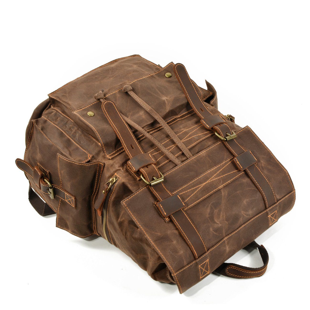 Ethan Canvas Drawstring Backpack