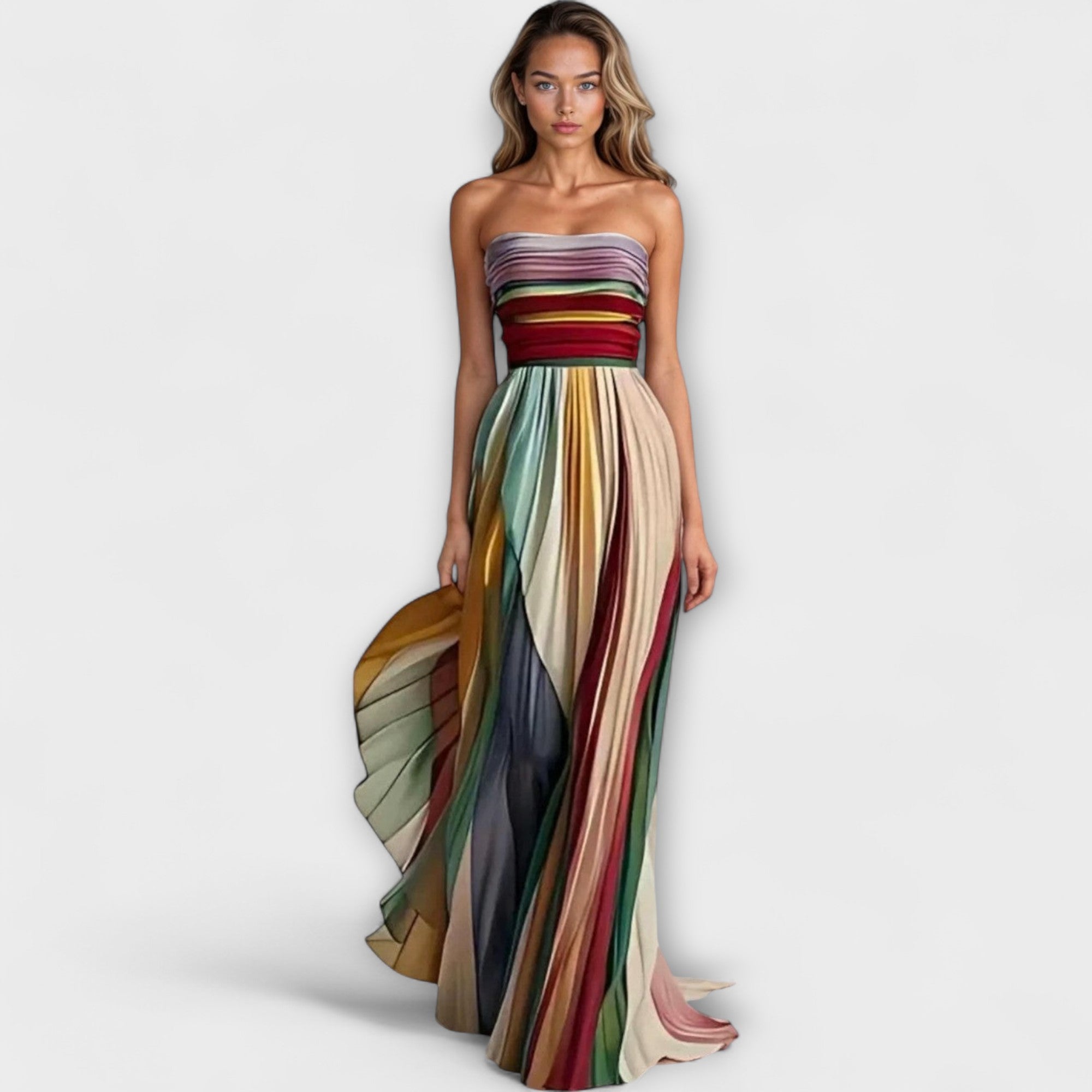 Seraphina - Vibrant Sleeveless Dress