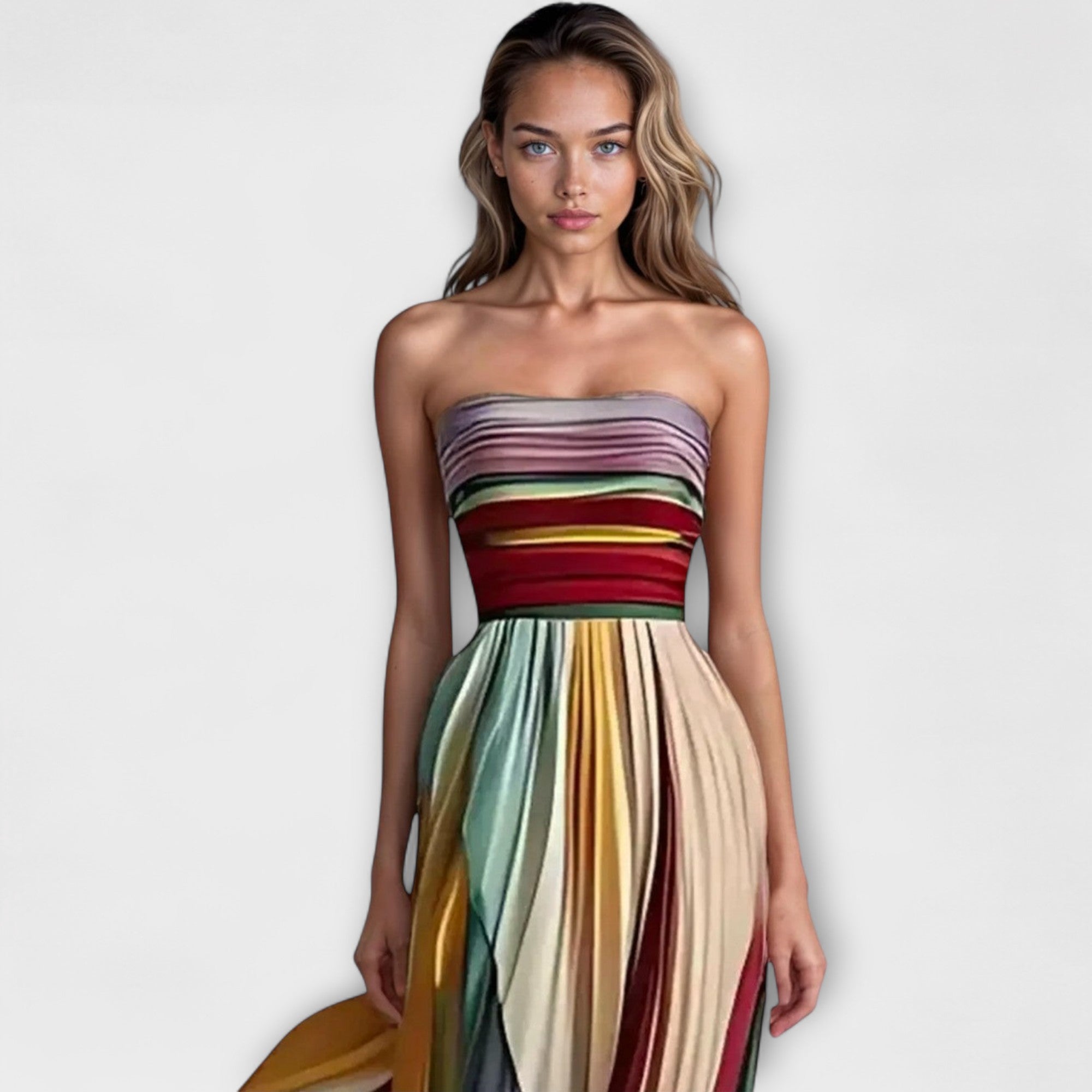 Seraphina - Vibrant Sleeveless Dress