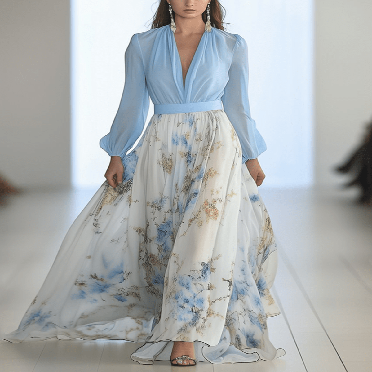 Zess | Floral Patterned Dress