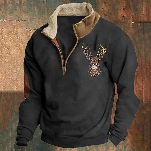 Antler™ | Cozy Quarter-Zip Fleece Jacket