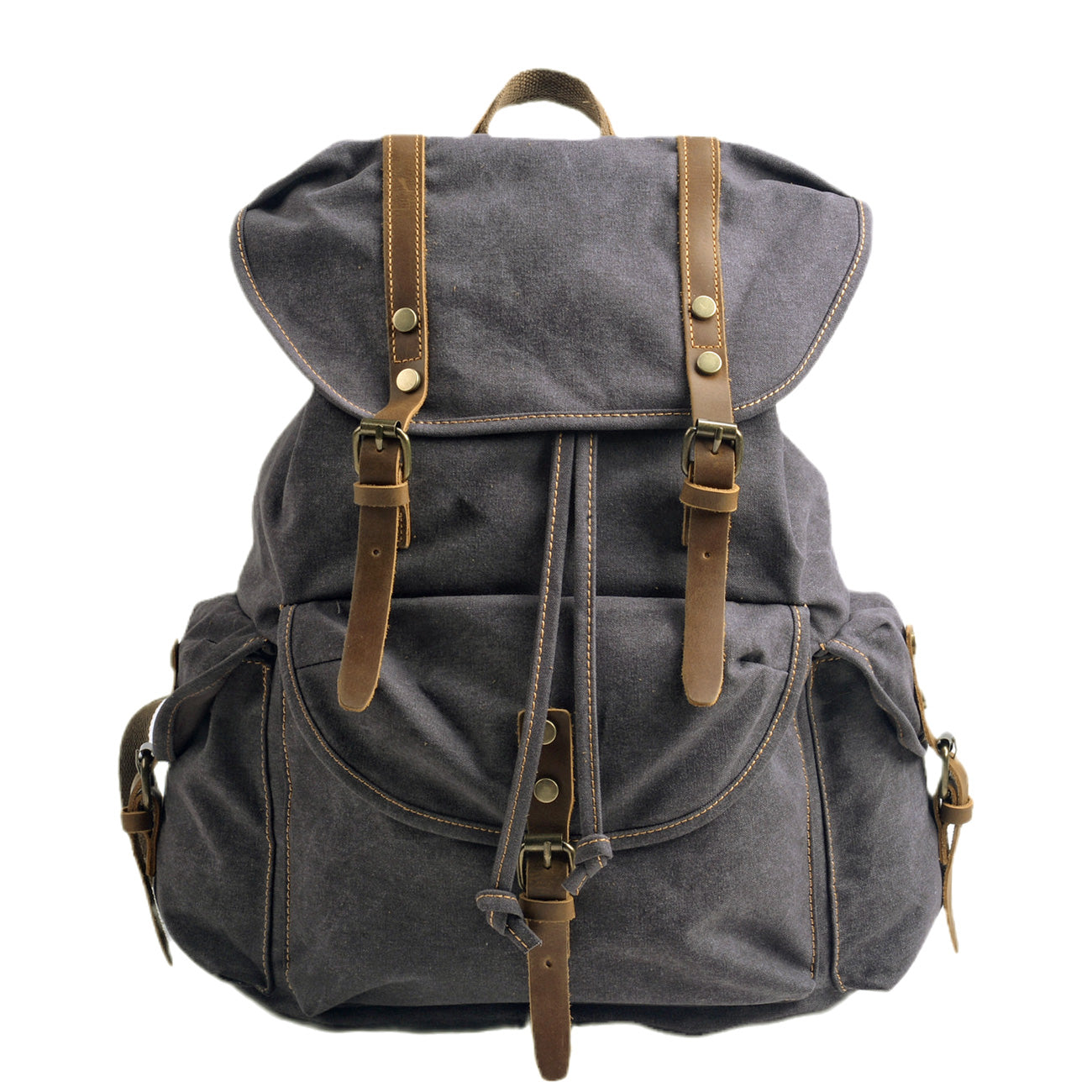 Harold Military-Style Canvas Backpack
