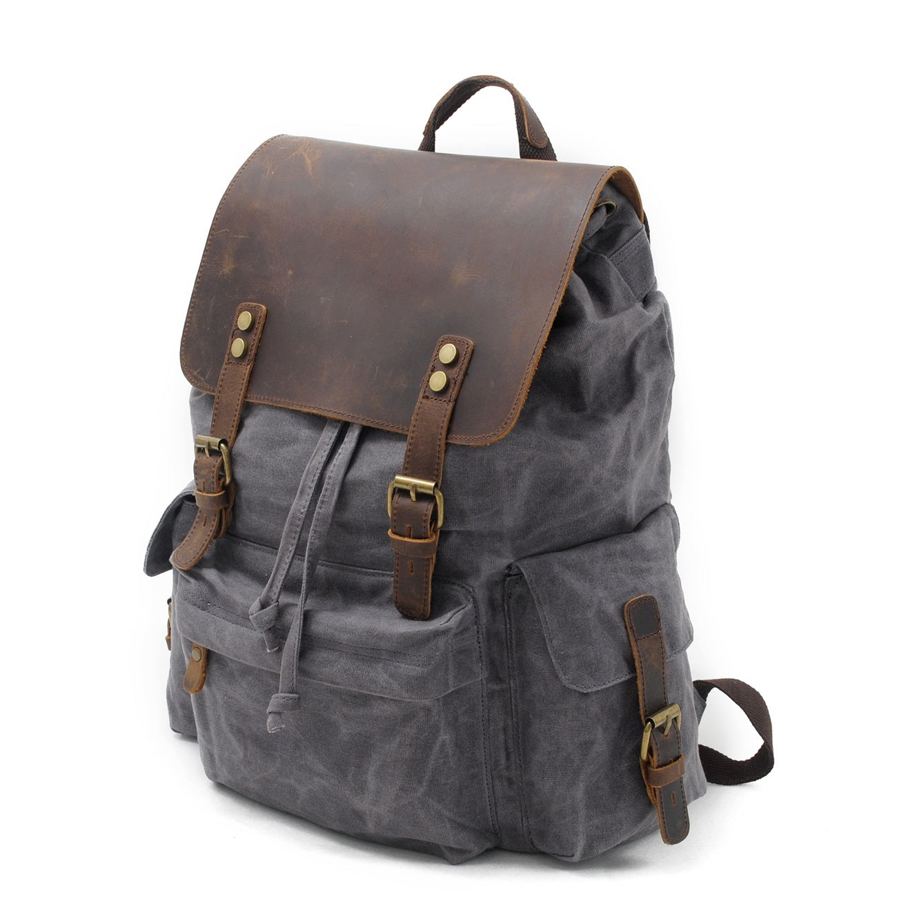 Logan Waxed Canvas Backpack