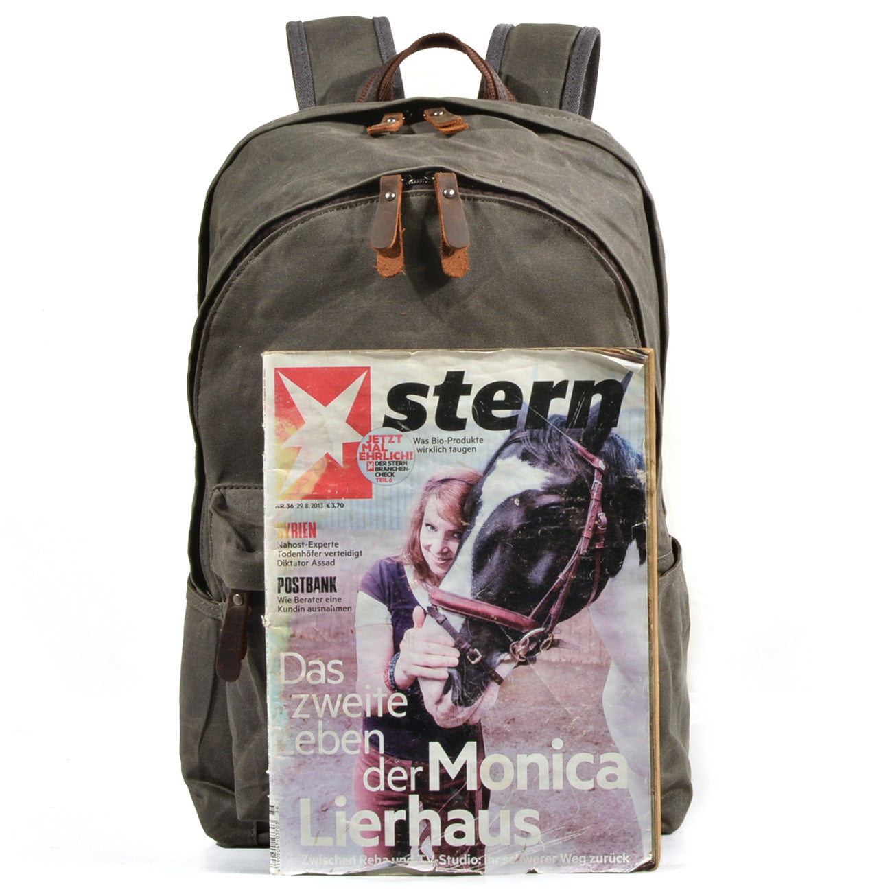 Amsterdam Vintage Canvas Backpack