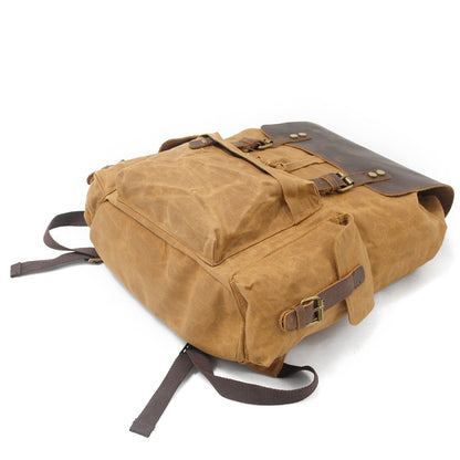 Logan Waxed Canvas Backpack