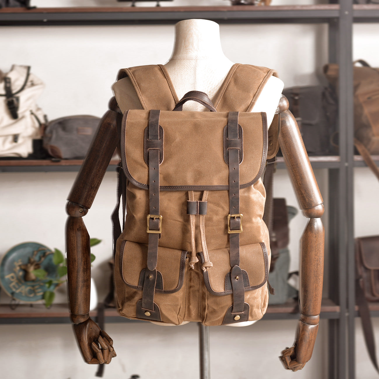 Finn Canvas Travel Backpack