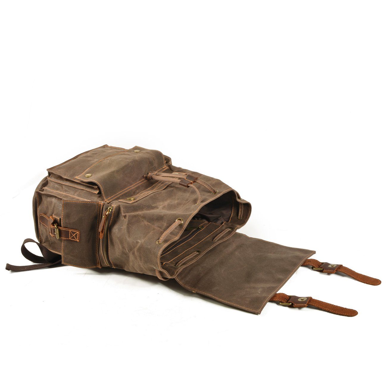 Ethan Canvas Drawstring Backpack