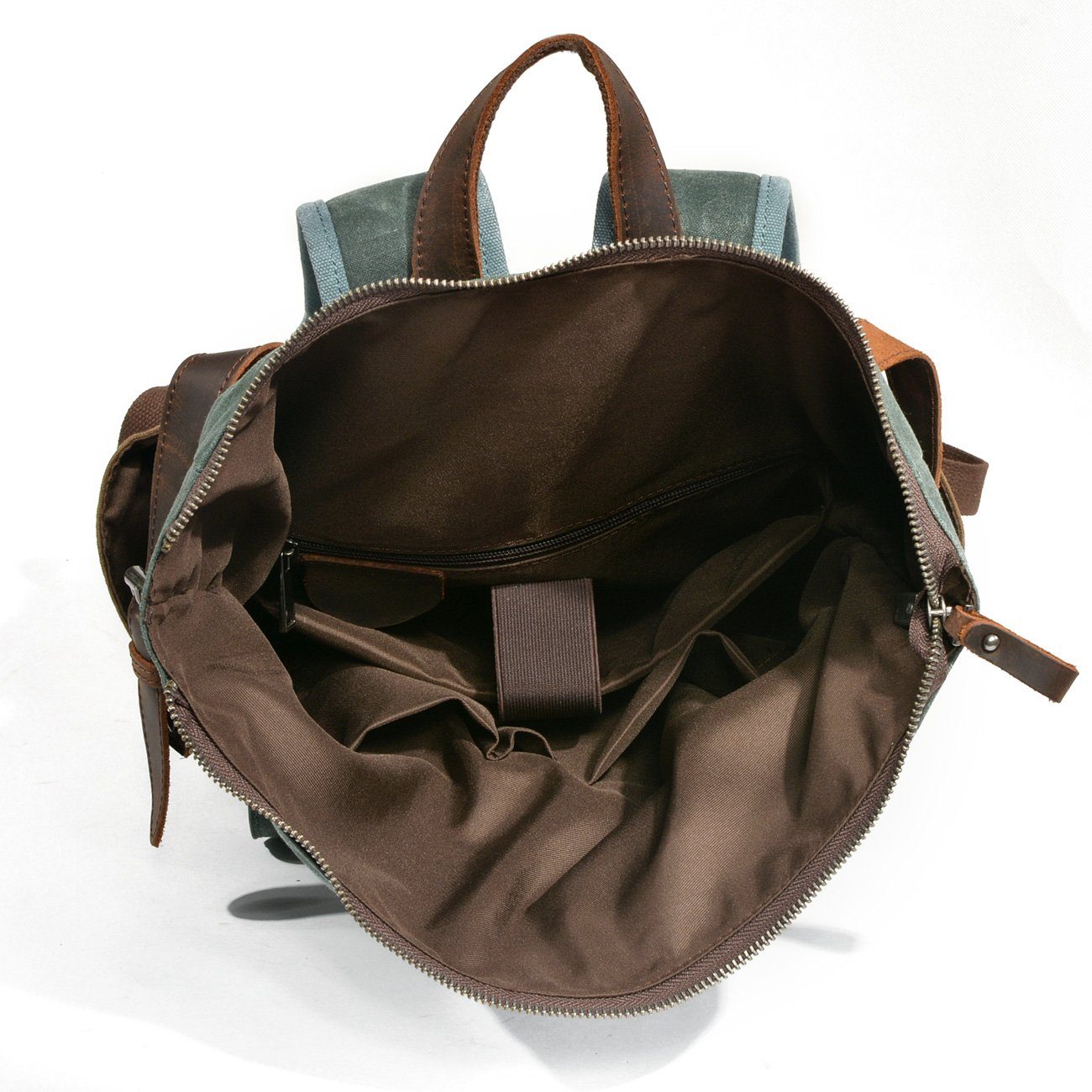 Jace Waxed Canvas Roll-Top Backpack