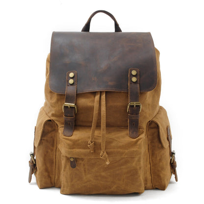 Logan Waxed Canvas Backpack