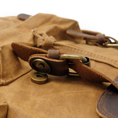 Logan Waxed Canvas Backpack