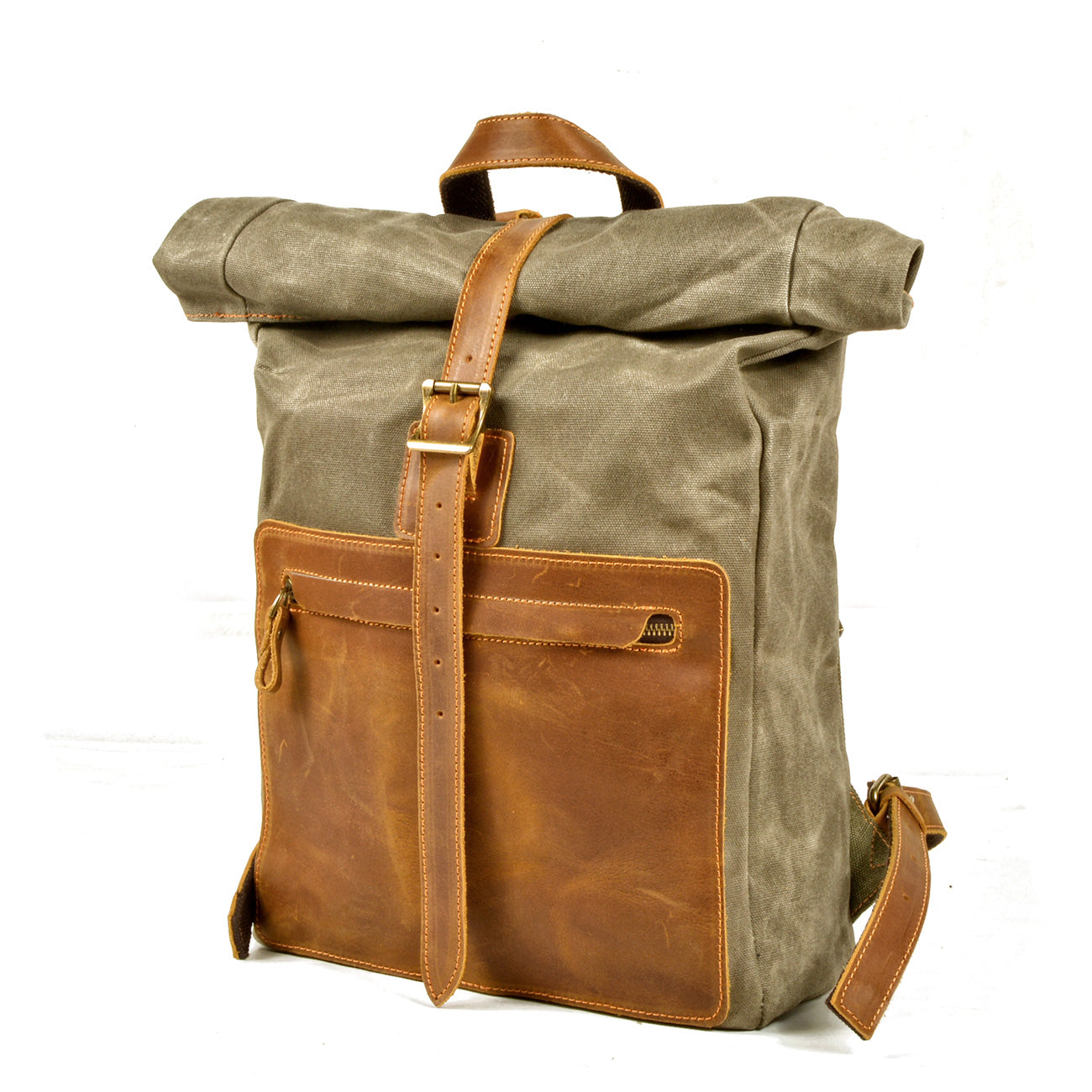 Waxed Canvas Backpack - LISBON Collection