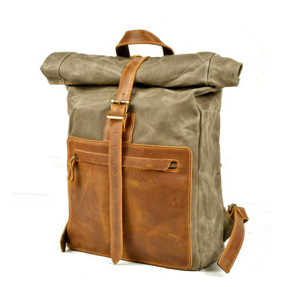 Waxed Canvas Backpack - LISBON Collection