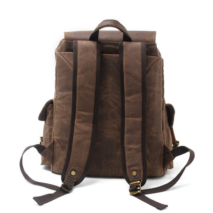 Logan Waxed Canvas Backpack