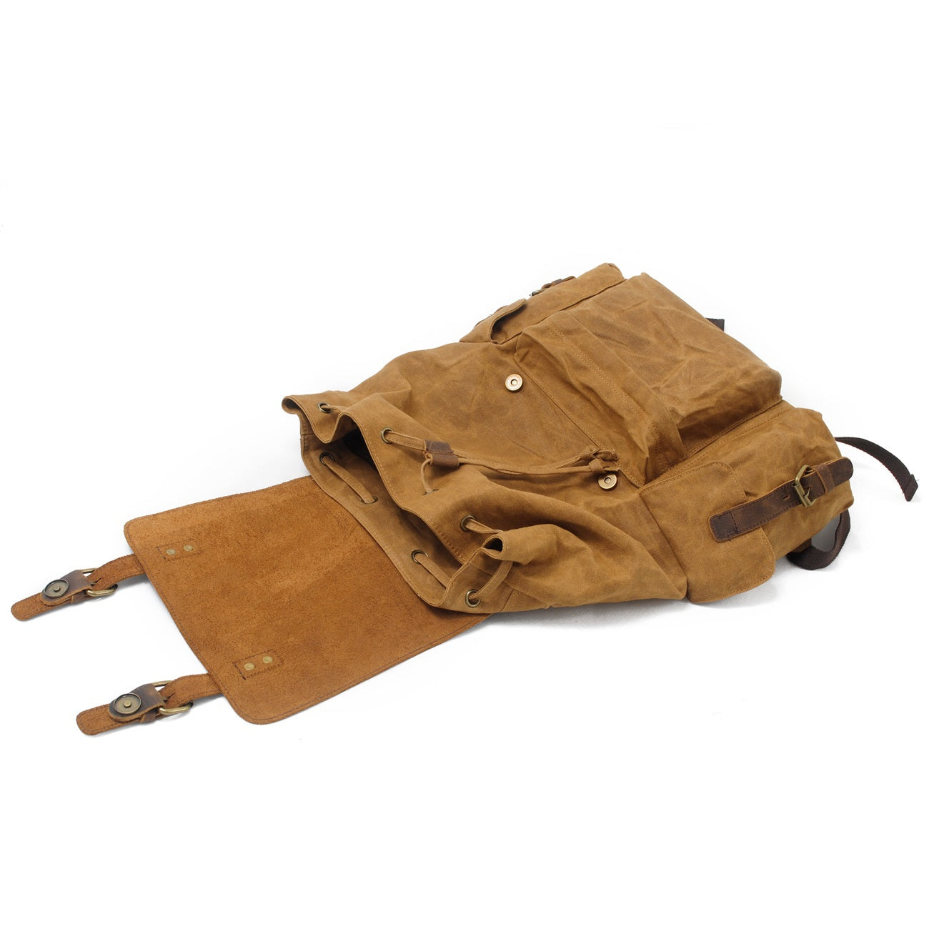 Logan Waxed Canvas Backpack