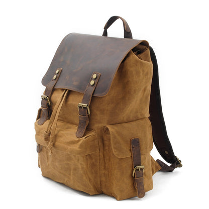 Logan Waxed Canvas Backpack