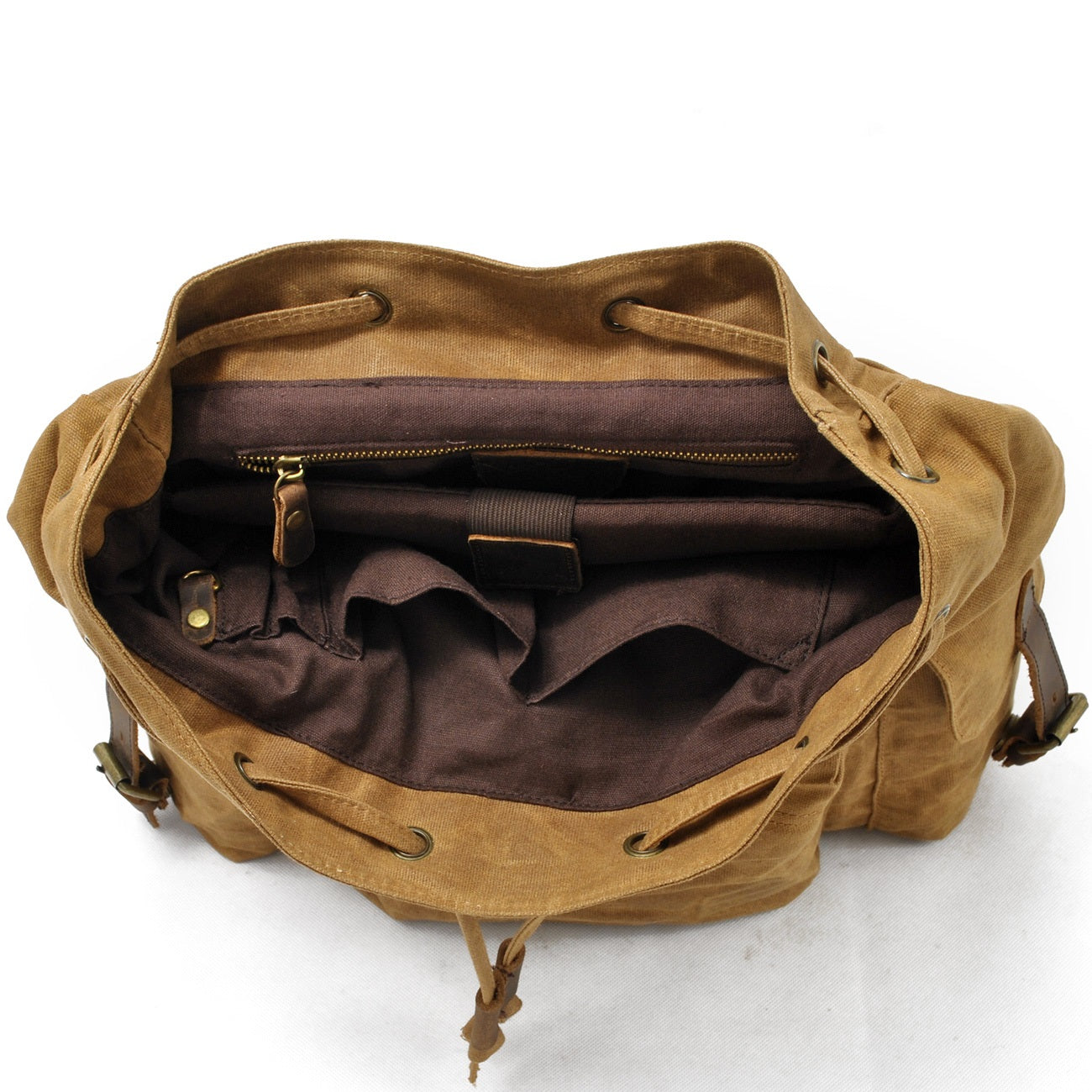 Logan Waxed Canvas Backpack