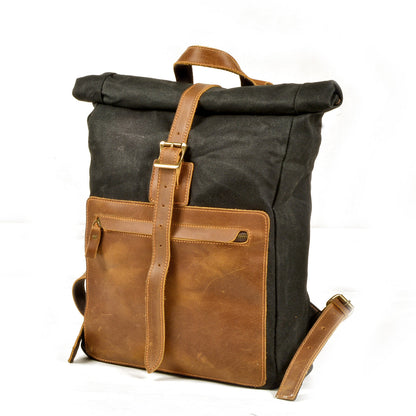 Waxed Canvas Backpack - LISBON Collection