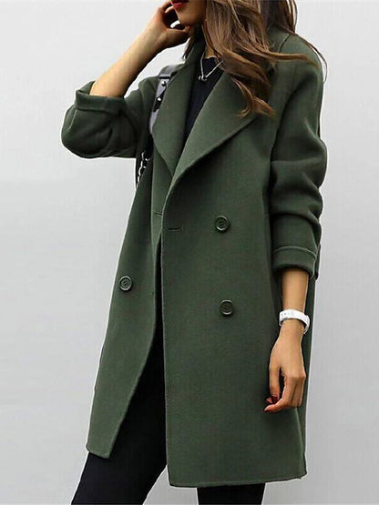 Mira™ - Classic Wool Trench Coat