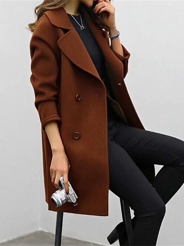Mira™ - Classic Wool Trench Coat