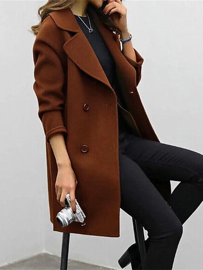 Mira™ - Classic Wool Trench Coat