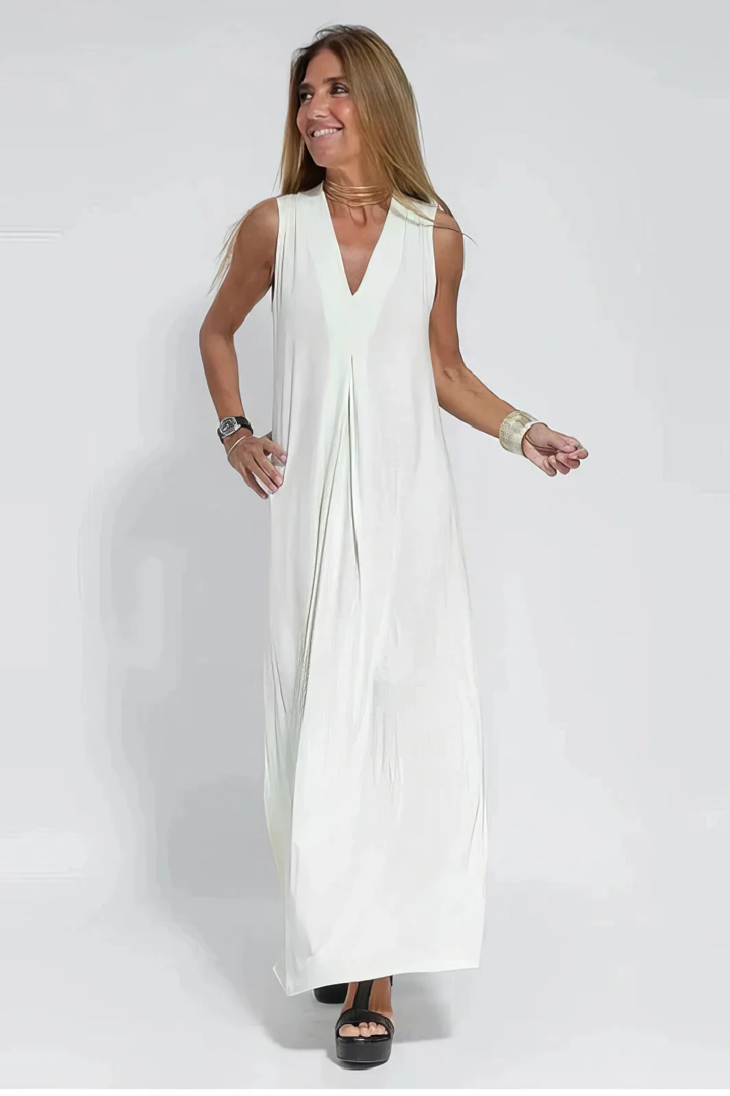 Olivia™ - Stylish Sleeveless Dress